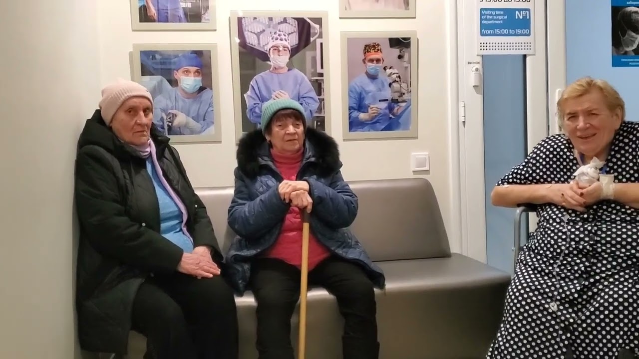 Наде сделали операцию! Проведали в больнице! Не хочет ходить