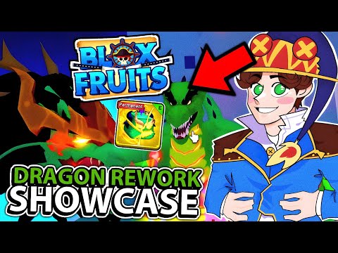 TRAILER E SHOWCASE DAS DRAGONS REWORKS NO BLOX FRUITS!