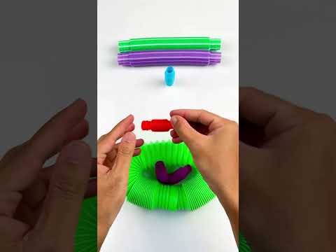 WOW! POP-TUBE asmr #diy #toys #satisfyingvideos #creative #poptubesounds #relaxing #oddasmr