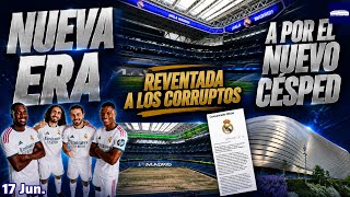 17 Jun. CAMBIO DE CÉSPED Y MÁS INSONORIZACIÓN. EL MADRID REVIENTA A LOS CORRUPTOS Y FICHAJES EXPRÉS 