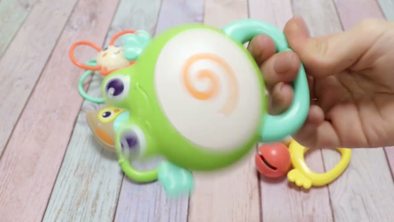 Набор погремушек в контейнере 5предметов - видео