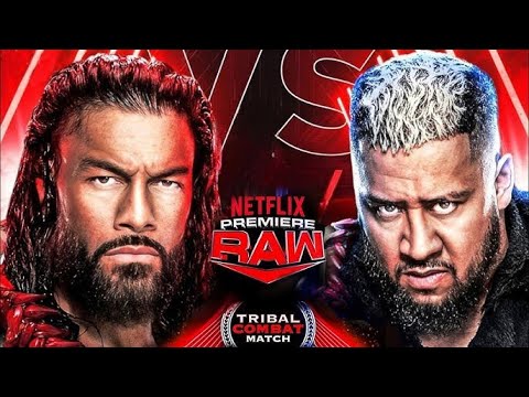 FULL MATCH: Roman Reigns Vs Solo Sikoa | Wwe Raw On Netflix highlights, Jan. 6, 2025