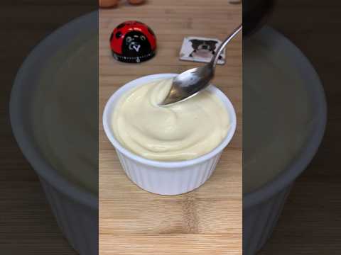 🔥Easy 2 mins mayo💛 #asmr #food #satisfying #recette #recipe #mukbang #eat #sauce #cuisine #cooking