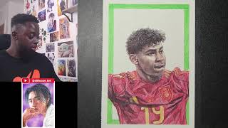 Let's Sketch Lamine Yamal | DeMoose Art