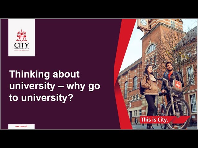 Why go to university? 7 mins video