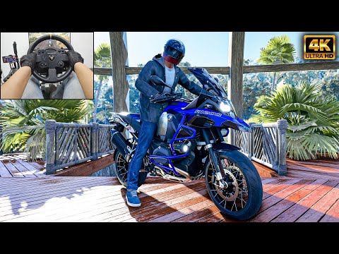 BMW R1200GS Adventure OFFROAD - The Crew Motorfest | Thrustmaster TX - Gameplay