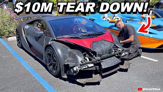 Tearing Down a $10M Lamborghini Sesto Elemento!