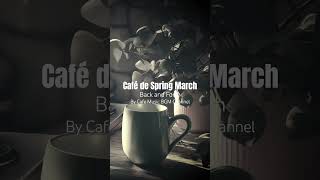 #Coffee by the Fireplace With Vintage Vinyl #JazzMusic and a Warm Relaxing #MorningSpring Ambience