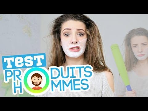 Je teste des produits pour les hommes
