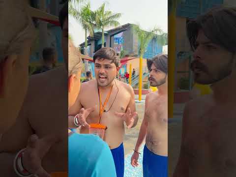 Squid Game In WaterPark 😂😂/comedy #comedy #funny #ytshorts  #squidgame #atlanticwaterworld #rupal