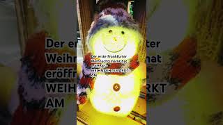 #weihnachtsmarkt #christmasmarket #xmas #glühwein #frankfurt #ffm #eisernersteg #frankfurttipp #domo