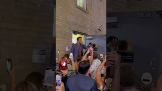 Lin-Manuel Miranda greets HAMILTON Broadway’s 10th Anniversary guests at the stage door