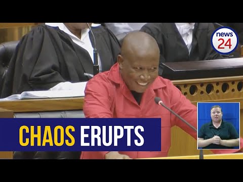 WATCH FULL | MPs disrupt Julius Malema's SONA debate speech