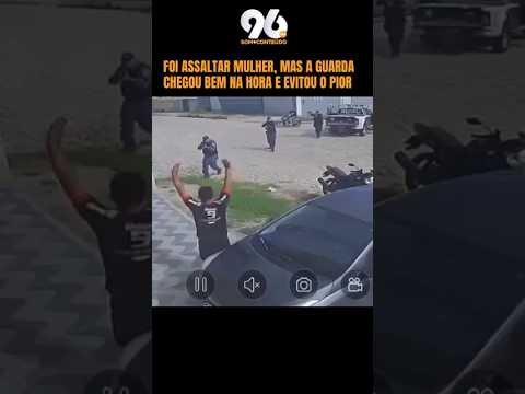 BEM NA HORA: GUARDA FLAGRA TENTATIVA DE ASSALTO 🚨🚨