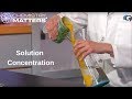 Understanding Solution Concentration Concepts