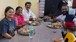 गटारीची सुरुवात 😍सहकुटुंब गेलो सुरमई वर ताव मारायला ❤️पप्पानी nonveg सोडला????