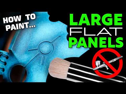 Paint Your Large Panels Using DRYBRUSH (No airbrush? No problem!)