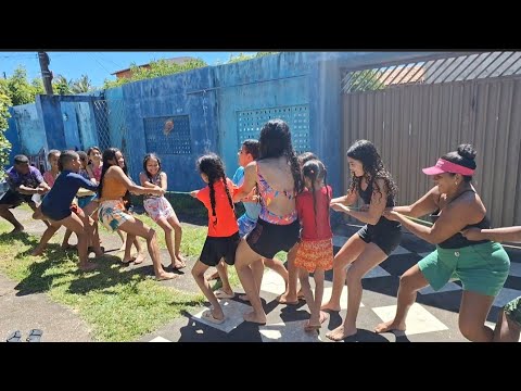 Maratona de férias com a família Alves gincana co. Os amigos muita diversão com participações
