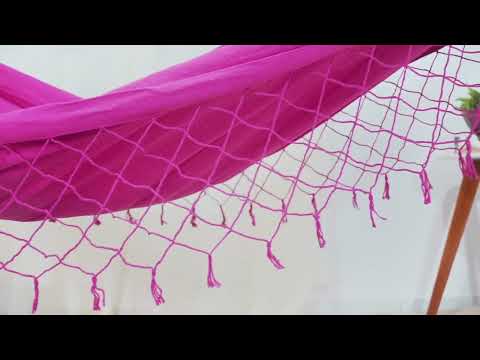 Rede de Dormir Pernambucana Rosa