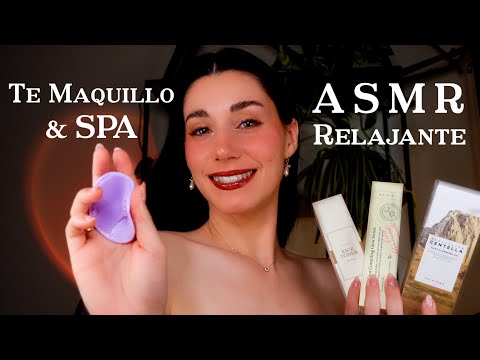 ASMR SPA & MAQUILLAJE Relajante 💧 Masajes & Skincare 💤 Atención Personal 🧡 Roleplay en Español