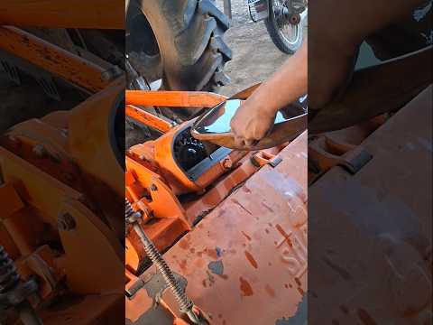 Don't Forget the Rota-vator Oil!#automobile #farming #agriculture #farmequipment #mechanic