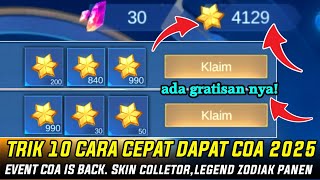TRIK 10 CARA CEPAT NGUMPULIN CRYSTAL OF AURORA MOBILE LEGENDS 2025! UNTUK SKIN LEGEND COLLETOR
