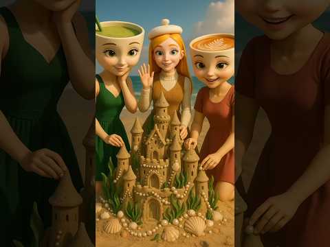 Balerina Capucina,Icharina dan jelita Hani Laura liburan di pantai #anomali #brainrot #shorts