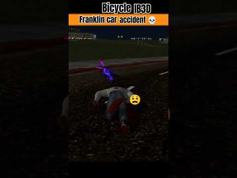 Franklin ke sath kar accident Ho Gaya#caraccident #gaming #viralshort