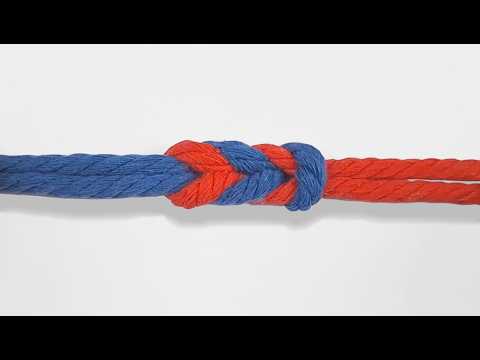 Como hacer un nudo para unir dos cuerdas. Cirujano doble