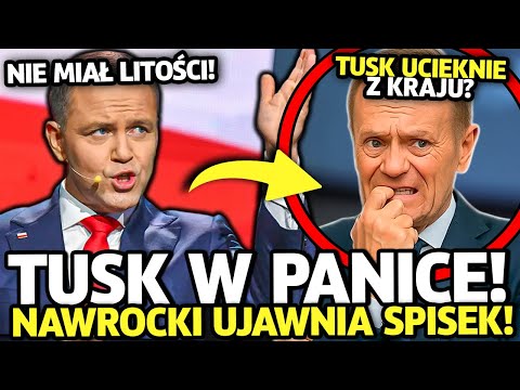 BOMBA! DONALD TUSK PRZERAŻONY SŁOWAMI NAWROCKIEGO! WYKRYTO KOLEJNY SPISEK PREMIERA?