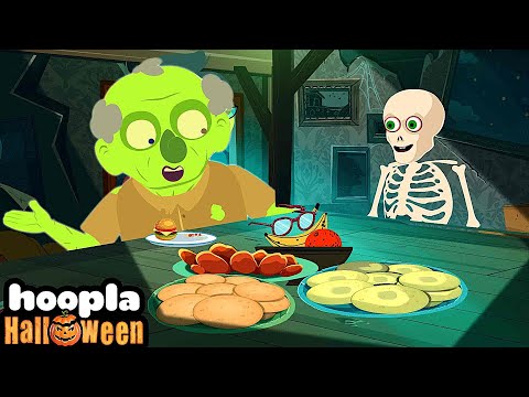 LIVE 🔴 Five Zombies At A Party | Kids Halloween | Hoopla Halloween