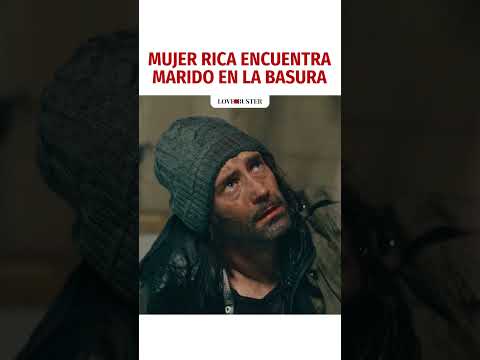 MUJER RICA ENCUENTRA MARIDO EN LA BASURA #lovebuster #shorts