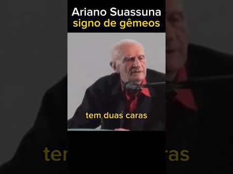 quem nasce no signo de gêmeos tem duas caras? - Ariano Suassuna #arianosuassuna #humor #signos