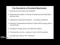 George Washington's Presidential Precedents