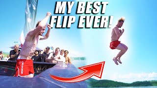 Insane Trampoline VS Water Flips!