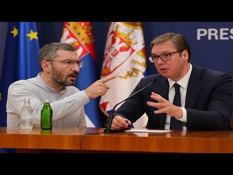 OPŠTI HAOS NA KONFERENCIJI - MIROSLAV PAROVIĆ RAZOTKRIO ALEKSANDRA VUČIĆA!