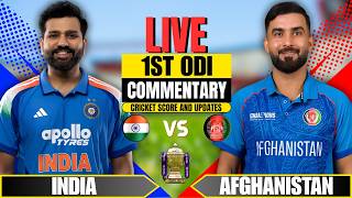 🔴Live: India vs Afghanistan | 1st Odi Match Live Commentary | Afg Tour Ind | Today's Cricket Match