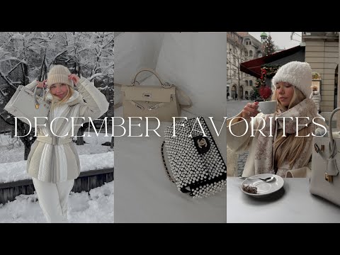 December Favorites 🤍❄️ My most Used Luxury Bags, Shoes, Cozy Knits, Coats & Jewelry!