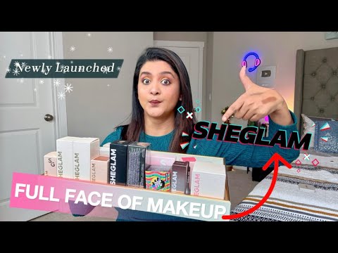 FULL FACE OF MAKEUP USING ONLY SHEGLAM MAKEUP PRODUCTS |REVIEW | NEWLY LAUNCHED 2024