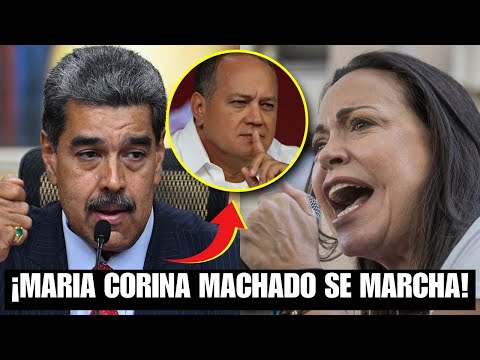 🔴¡PASA LO IMPENSABLE! RETIRO de MARÍA CORINA MACHADO. DIOSDADO dirige a VENEZUELA🧨