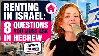 Renting in Israel: 8 Questions You Must Ask In Hebrew | Ulpan course
