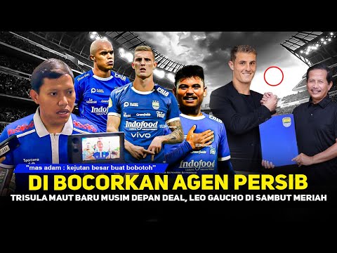MEGA TRANSFER PERSIB❗️Trisula baru musim depan dipastikan~Leo Gaucho disambut