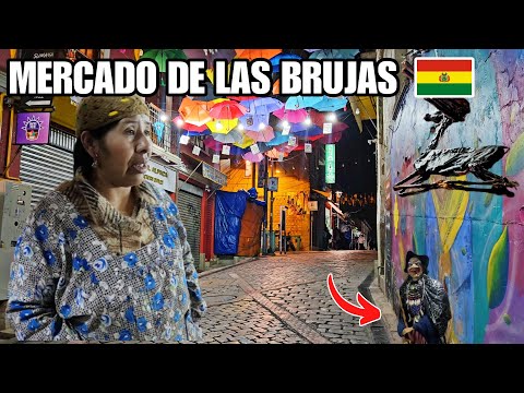 Ingresé al FAMOSO mercado de LAS BRUJAS | La Paz 🇧🇴