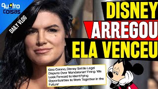 ARREGOU? DISNEY E GINA CARANO ENTRAM EM ACORDO SOBRE O PROCESSO E FAZEM AS PAZES