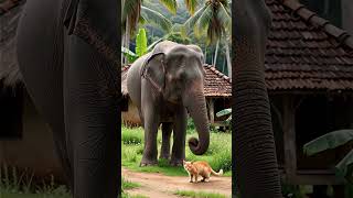 The Sweetest Elephant & Kitten Friendship Ever Caught on Camera!