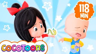 Experimente coisas novas e mais musicas infantis de Cleo e Cuquin 🚲 Cocotoons Brasil