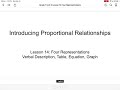 Proportional Relationships and Variables