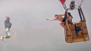 These dangerous thieves were stuck in the sky for many days.