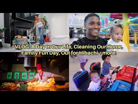 VLOG| A Day In Our Life, Cleaning Our Home, Mental Health Day, Going Out For Hibachi + more!