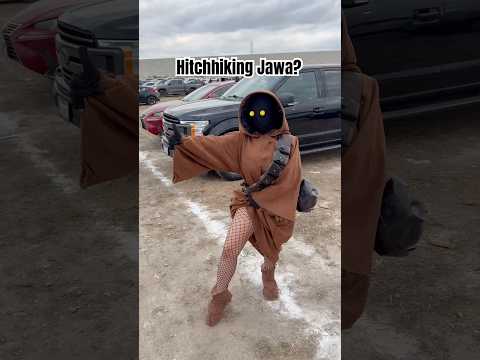 Hitchhiking Jawa at faire ? #viralshort #cosplay #foryou #starwars